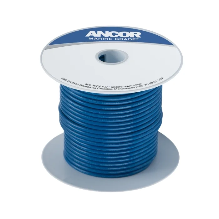 #12 Dark Blue Wire, 100 foot | Ancor 106110
