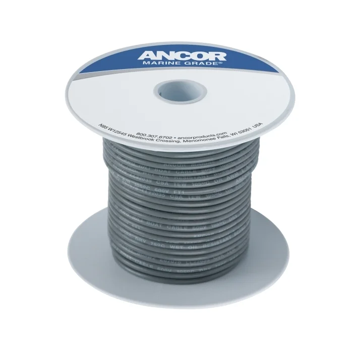 #14 Gray Wire, 100 foot | Ancor 104410