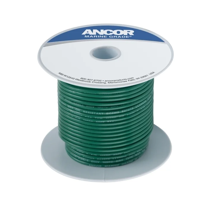 #14 Green Wire, 100 foot | Ancor 104310