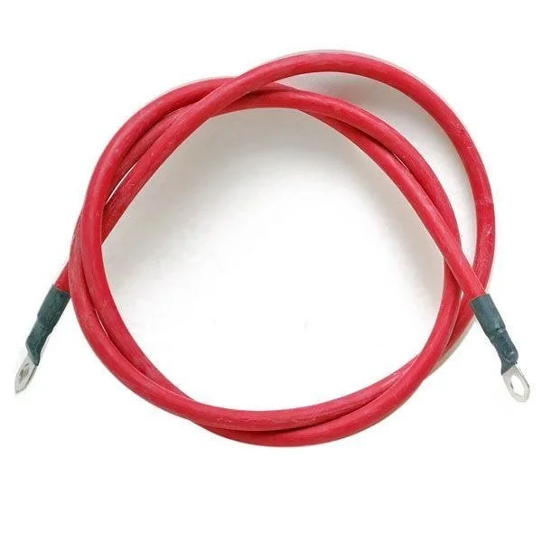 2 AWG 1 Foot 6 Inch Red Boat Battery Cable