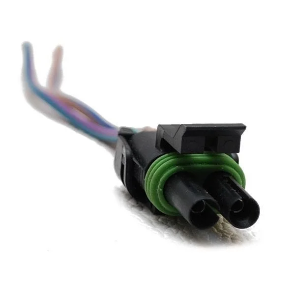 2 Pin 2 Wire Male Boat Gauge Connector