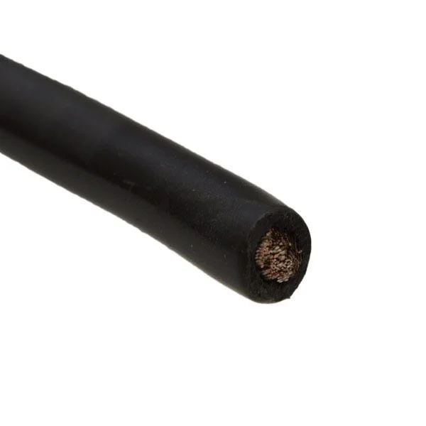 6 AWG Cobra Marine Grade Battery Cable | Tinned Copper Black (FT)