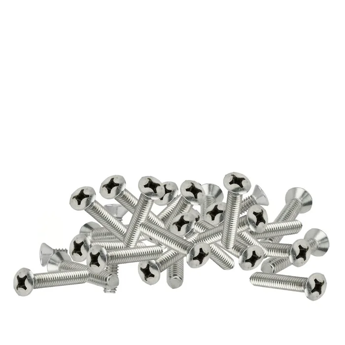 8-32 Phillips Oval Head Machine Bolts Stainless Steel All Sizes