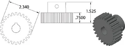 AP Products 014-116658 Crown Gear