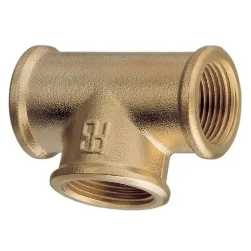 Aquafax Brass Equal Tee
