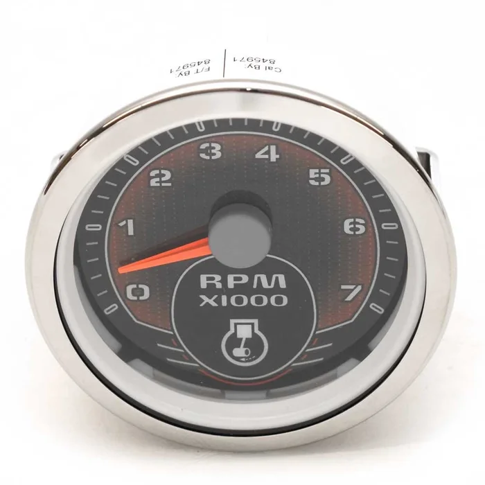 Beede Boat Tachometer Gauge 961039 | Ranger 3 3/8 Inch Black Silver
