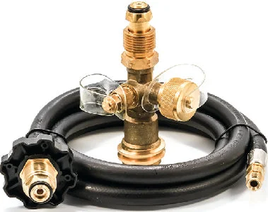 Camco_Marine 59125 Brass Tee W/4 Ports5′ Hose