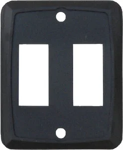 Diamond Group DG215PB Blackdouble Wall Plate3/pk.