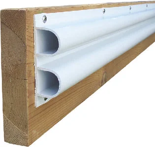 Dock Edge DE1002F Double D Profile 8ft White