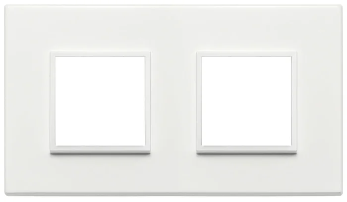 Eikon Evo: 4-Module (2+2) Cover Plate,