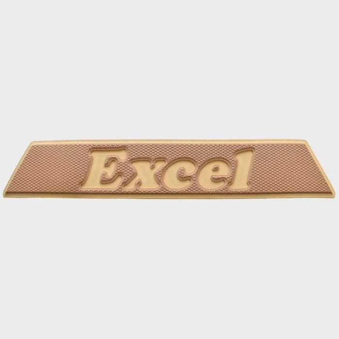 Excel Boat Embossed Raised Decal 169634 | 17 3/4 Inch Foam Rubber