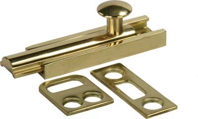 JR Products 20635 3in Surface Boltbrass