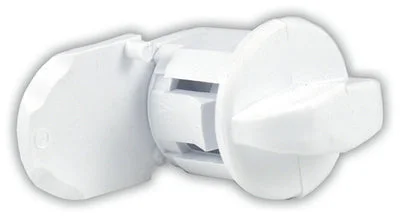 JR Products 433PW-a Plastic Thumb Lock Polar White