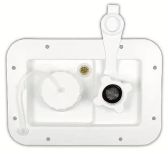 JR Products 497-AB-2P-a City/gravity No Door Polar Wht