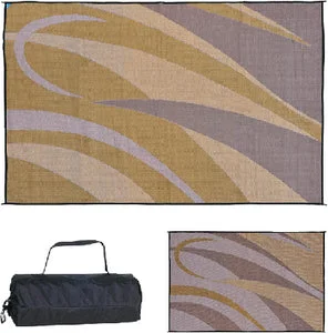 Ming’s Mark GB7-BRN/GOLD 8×16 Patiomat Brn/gold Graphic