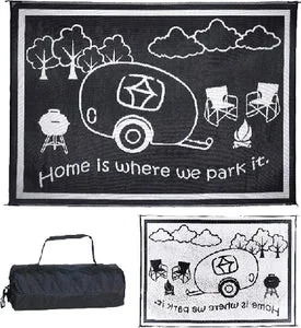 Ming’s Mark RH8181 Mat-Rvhome 8’x18′ Black-White