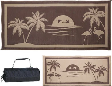 Ming’s Mark TO8187 Mat-Tropoas 8’x18′ Brown-Beige