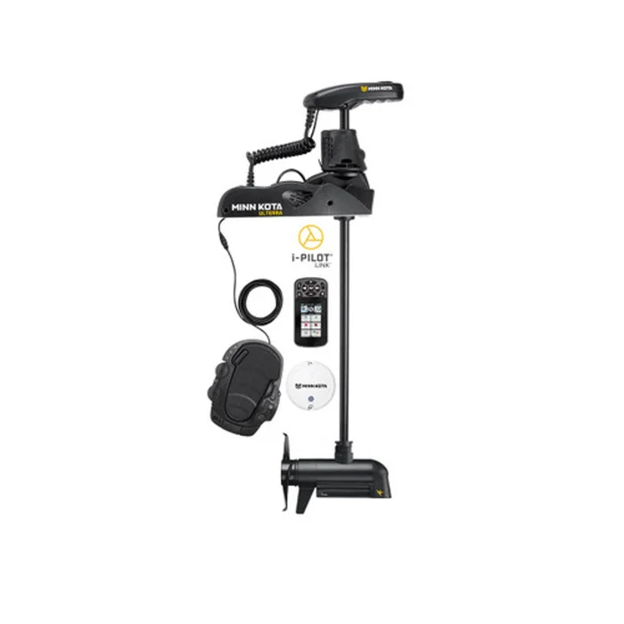 Minn kota 1358985 45″ Shaft 80/MSI/IPLINK_BT ULTERRAA BOW-MOUNT COMBO (i-PILOT LINK PREINSTALLED, FOOT PEDAL INCLUDED) MSI