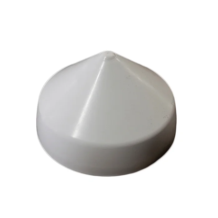 Monarch White Cone Piling Cap – 8″