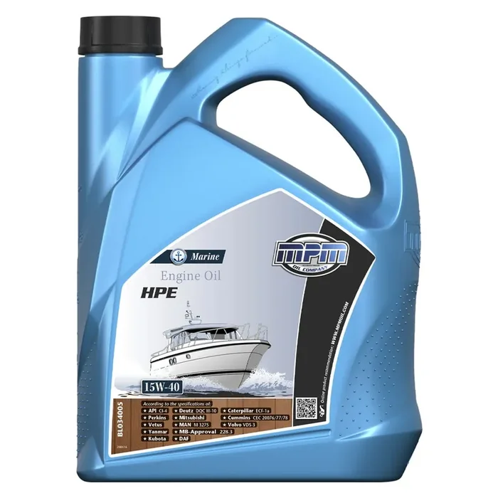 MPM Marine High Performance (HPE) Engine Oil 15W-40 – 5 Litre
