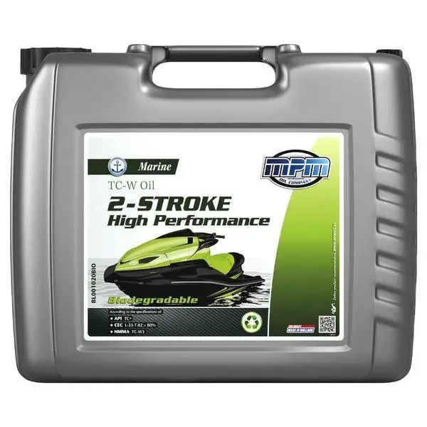 MPM Marine TC-W3 2-Stroke High Performance Biodegradable Oil – 20 Litre