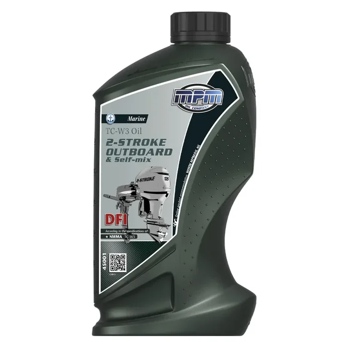 MPM Marine TC-W3 2-Stroke Outboard & Self-Mix Oil DFI – 1 Litre