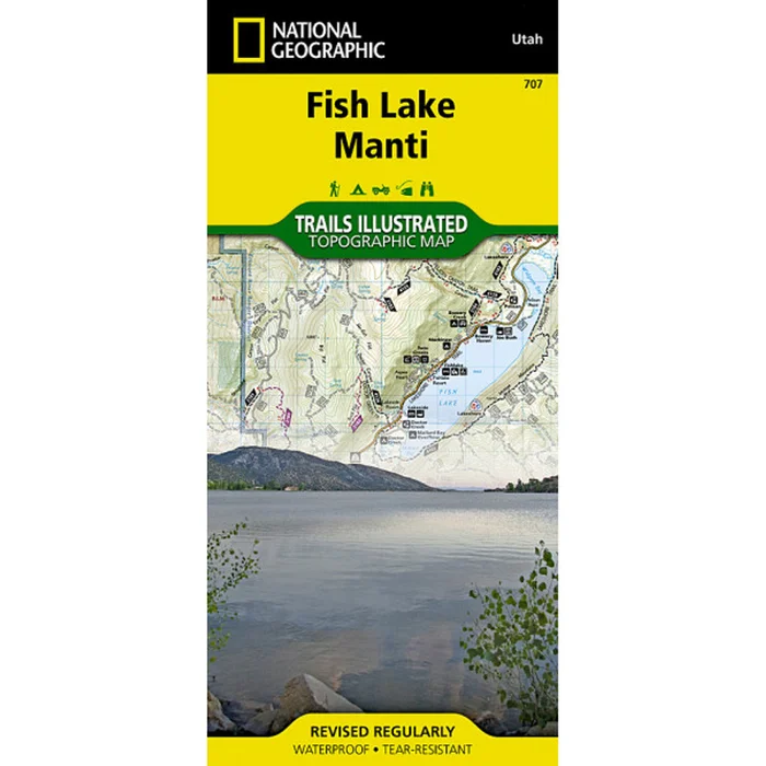 National Geographic Fish Lake Map