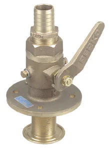 Perko 0835008PLB Seacock W/straight Tp 1 1/2in