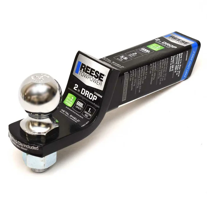 Reese Towpower Boat Trailer Tow Kit 21536RAK | 2 Inch Drop 6000 LB