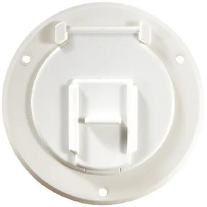 RV Designer B120 Cable Hatch-Round Pw 4.3 x2.3