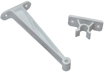 RV Designer E247 Door Holder Plstc Clp 5-1/2wht
