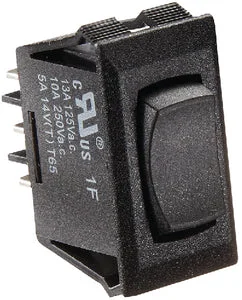 RV Designer S341 Switch-Rockr 10a On-Off-on Blk