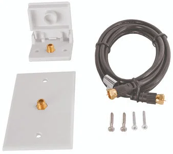 RV Designer T201 Tv Hook Up Kit-White