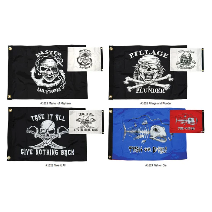 Taylor Made Made Pirate Novelty Flags