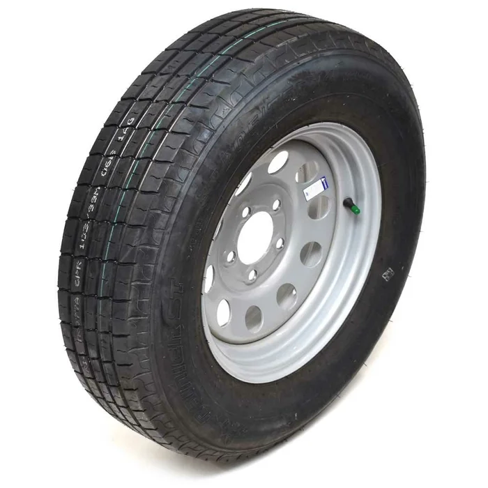 Tredit Boat Trailer Tire | Rainier ST ST205/75R14 w/ Rim 1760lbs