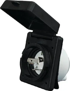 Valterra A10-30INBKVP Power Inlet 30a Black Carded