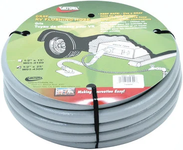 Valterra W01-4300 1/2inx25′ Gray Flushing Hose