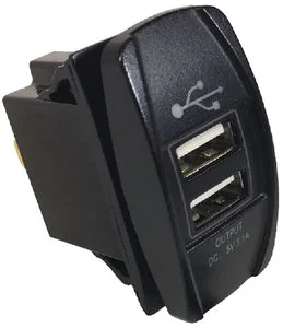 Wirthco 20603 Rectangle Dual Usb Port