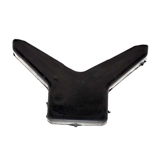 Yates Boat Trailer Bow Stop 6Y33-4 | Y Mold 3 x 3 Inch Black Rubber
