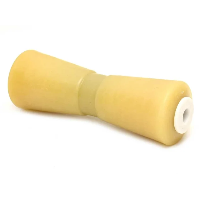 Yates Marine Boat Trailer Keel Roller | 3 x 9 3/4 Inch Yellow TPR